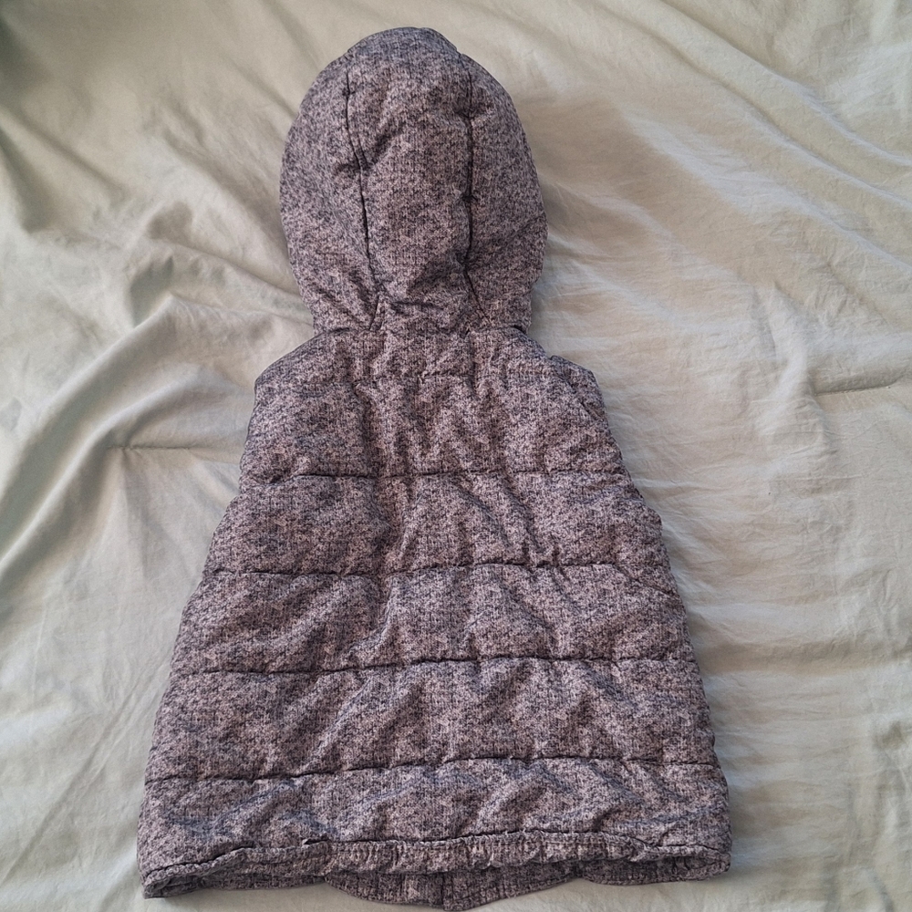 🏷 2/$12 Little Me Gray Vest With Fleece Inside - Picture 2 of 3